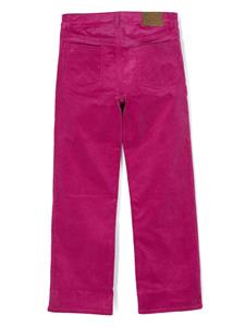 Ralph Lauren Kids Ribfluwelen broek - Roze