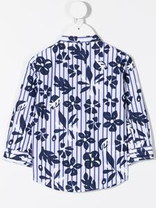 Il Gufo Shirt met bloemenprint - Wit
