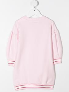 Monnalisa Sweaterjurk met print - Roze