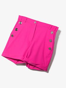 Balmain Kids High waist shorts - Roze