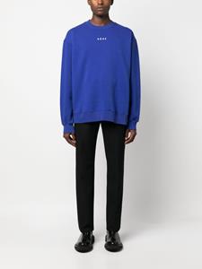 Róhe Sweater met logoprint - Blauw