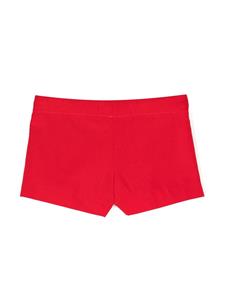Hucklebones London Shorts met geplooid detail - Rood