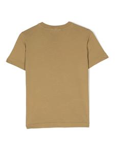 Stone Island Junior Compass-motif cotton T-shirt - Groen