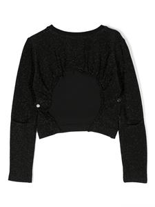 Monnalisa Sweater met ronde hals - Zwart