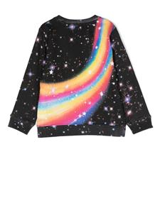 Stella McCartney Kids Sweater met grafische print - Zwart