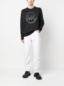 Michael Kors Sweater met ronde hals - Zwart
