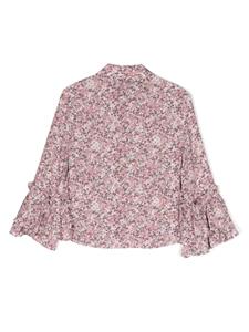 Simonetta Shirt met bloemenprint - Roze