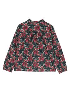 Bonpoint Shirt met bloemenprint - Groen