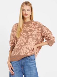 Guess Sweater Met Jacquard Bloemenprint