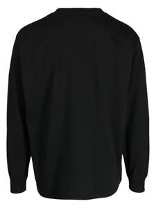 Danton Sweater met logopatch - Zwart