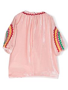 Stella McCartney Kids Fluwelen jurk - Roze