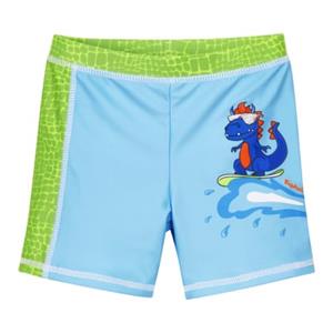 Playshoes UV-beschermingsbad shorts Dino blauw-groen