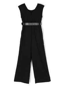 Monnalisa Jumpsuit met sterdetail - Zwart