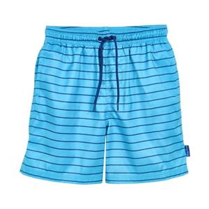 Playshoes Strand shorts gestreept aqua blauw