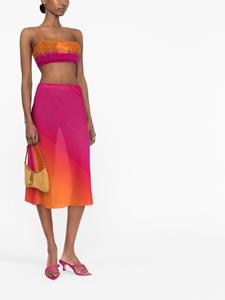 Louisa Ballou Midi-jurk met kleurverloop - Roze