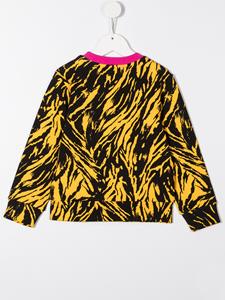 Nº21 Kids Sweater met tijgerprint - Zwart