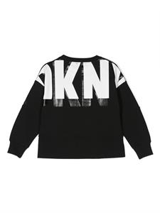 Dkny Kids Sweater met logoprint - Zwart
