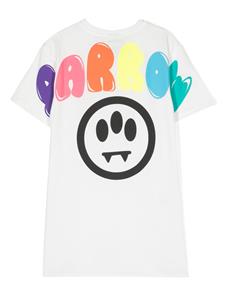 Barrow kids T-shirtjurk met logoprint - Wit