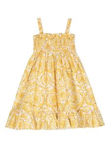 Versace Kids Flared jurk - Geel