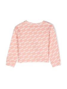Kenzo Kids Sweater met logoprint - Roze