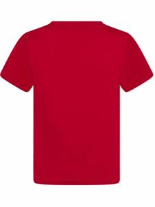 Emporio Armani Kids T-shirt met logoprint - Rood