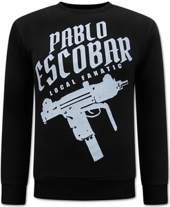 Local Fanatic Pablo escobar uzi opdruk sweater