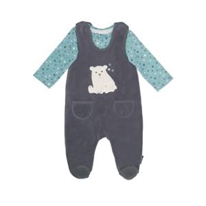 Sterntaler Romper Set Nicki Elia ijzergrijs