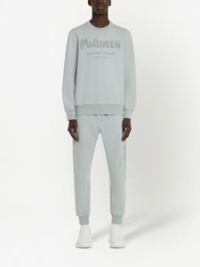 Alexander McQueen Sweater met logoprint - Grijs