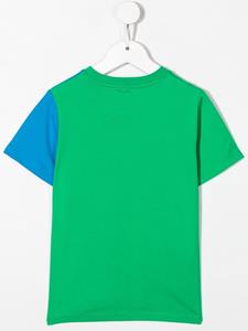 Stella McCartney Kids T-shirt met colourblocking - Blauw