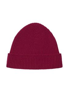 Burberry Equestrian Knight cashmere beanie - Rood