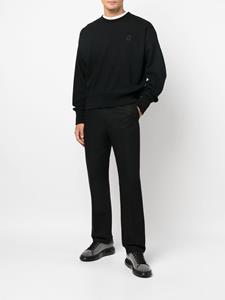 Alexander McQueen Sweater met logopatch - Zwart