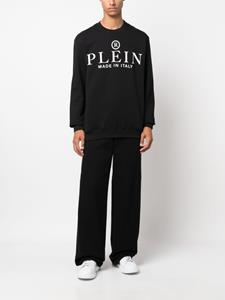 Philipp Plein Ribgebreide sweater - Zwart