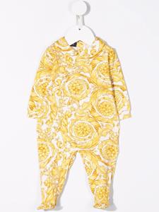 Versace Kids Pyjama met Barocco print - Geel