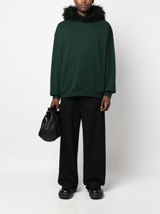 Marni Sweater met imitatiebont - Groen