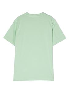 Stone Island Junior T-shirt met patch - Groen