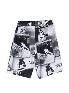 Molo Shorts met print - Wit