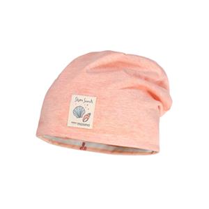 Maximo Beanie garnelemelange-wit/ peach -maritime