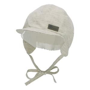 Sterntaler Peaked cap gestreept donkergroen