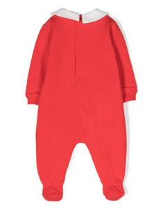 Moschino Kids Pyjama met teddybeerprint - Rood