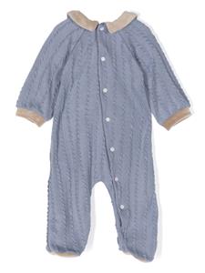 La Stupenderia Kabelgebreide pyjama - Blauw