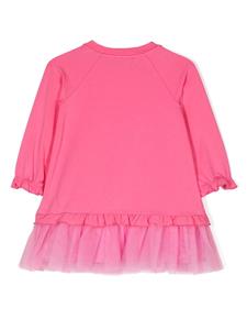 Monnalisa Tulen jurk - Roze