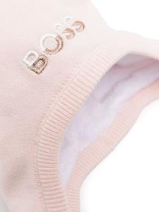 BOSS Kidswear Muts met geborduurd logo - Roze