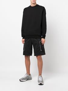 Stone Island Sweater met logopatch - Zwart