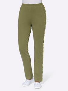 Jersey pantalon in kaki van heine