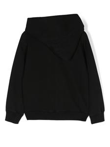 Rick Owens Kids Asymmetrische hoodie - Zwart