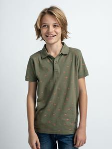 Petrol Industries All-over Print Polo Dusty Army 