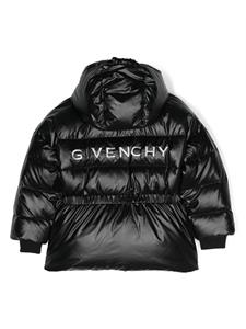 Givenchy Kids Donsjack met logoprint - Zwart