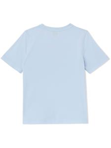 Burberry Kids T-shirt met Horseferry-print - Blauw