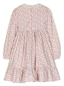 Ralph Lauren Kids Midi-jurk met bloemenprint - Wit