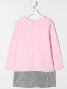 Simonetta Sweaterjurk met glitter afwerking - 503 PINK